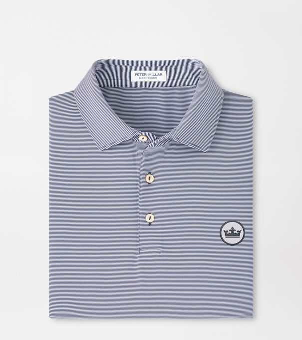 Crown Seal Jubilee Performance Jersey Polo in Navy