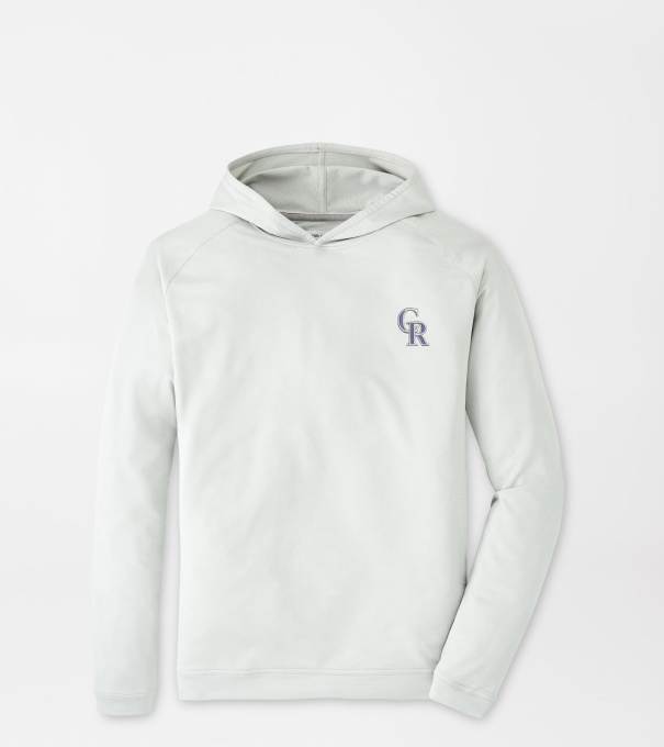Colorado Rockies Pine Performance Hoodie in British Grey