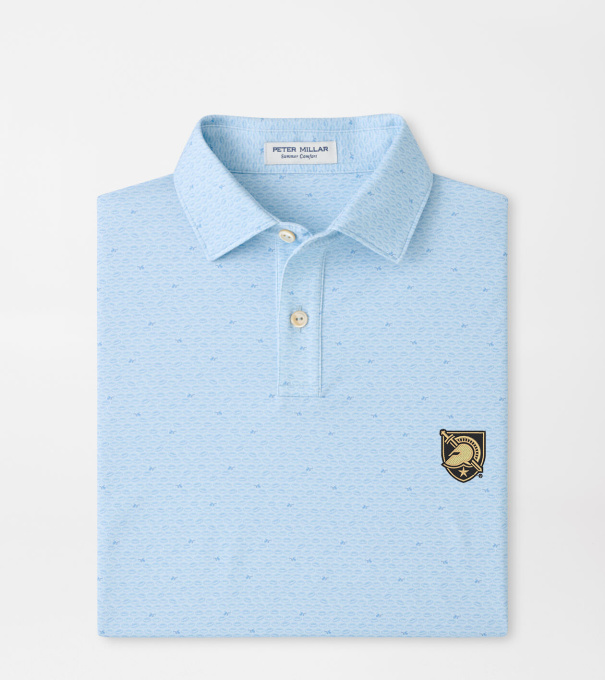 Army West Point On The Ball Youth Performance Jersey Polo in PALE BLUE