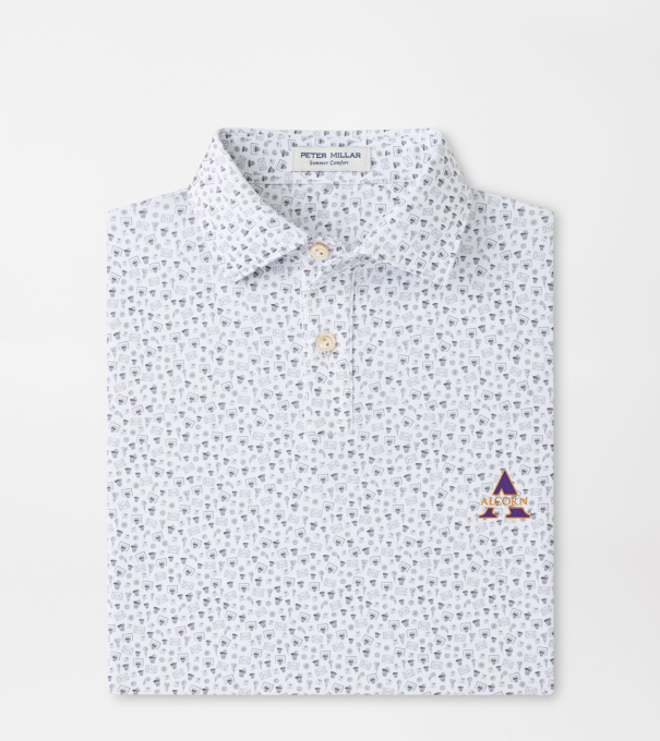 Alcorn State Buzzer Beater Youth Performance Jersey Polo in White