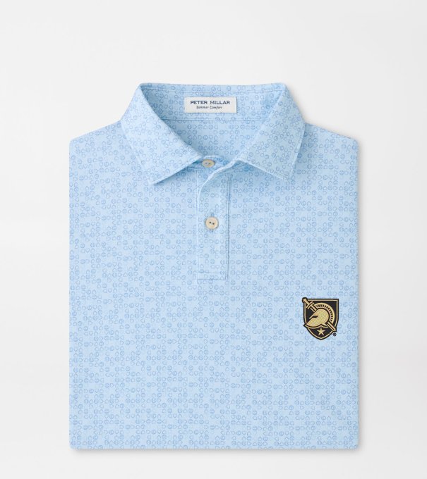 Army West Point Bases Loaded Youth Performance Jersey Polo in PALE BLUE