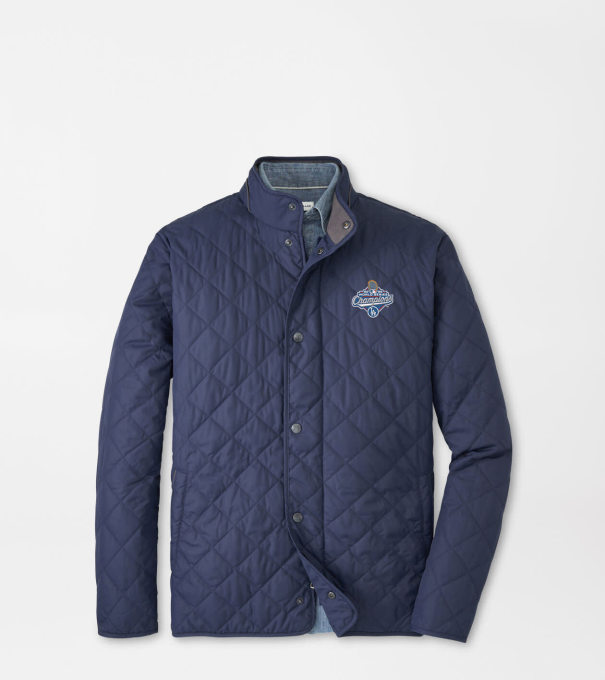 Los Angeles Dodgers World Series Suffolk Coat in Navy