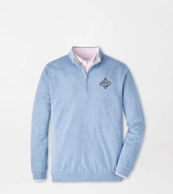 Los Angeles Dodgers World Series Crown Comfort Pullover in Cottage Blue