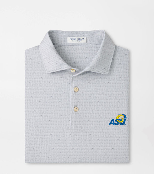 Angelo State University On The Ball Performance Jersey Polo in British Grey