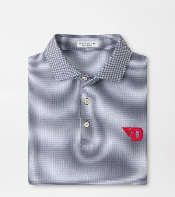 University of Dayton Border Performance Jersey Polo in Iron