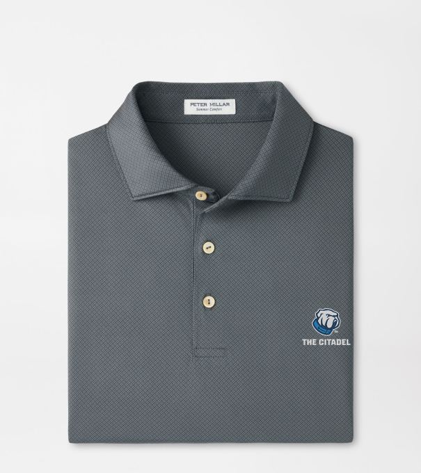 The Citadel Hugo Performance Jersey Polo in Iron