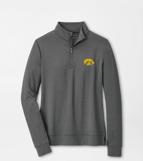 Iowa Women's Perth Performance Pullover in Iron