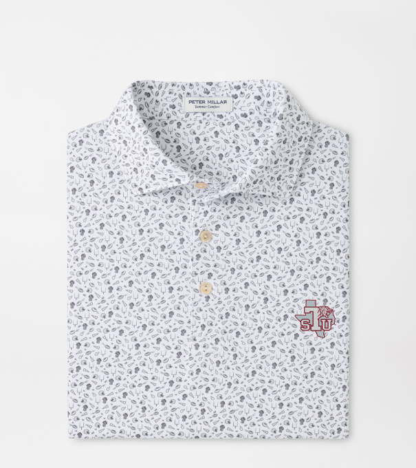 Texas Southern Kick Off Performance Jersey Polo in Gale Grey