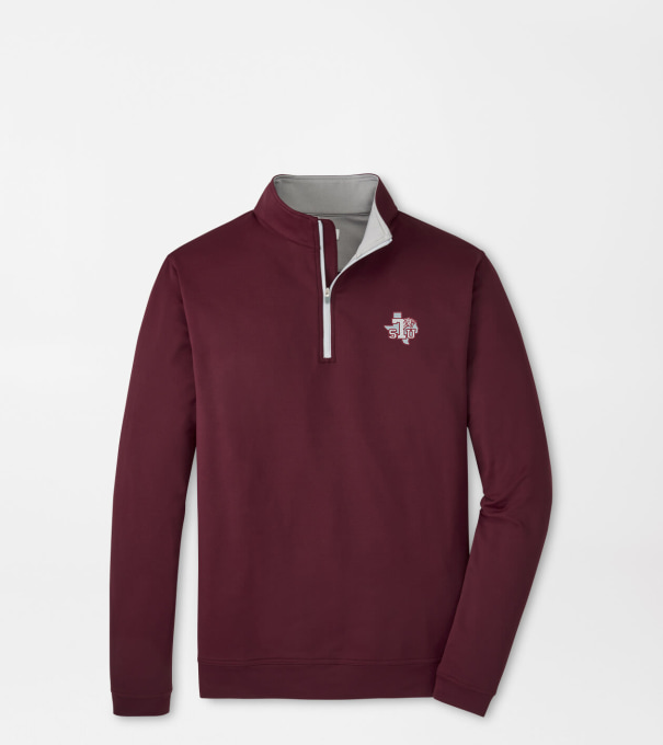 Texas Southern Perth Performance Quarter-Zip in Maroon3