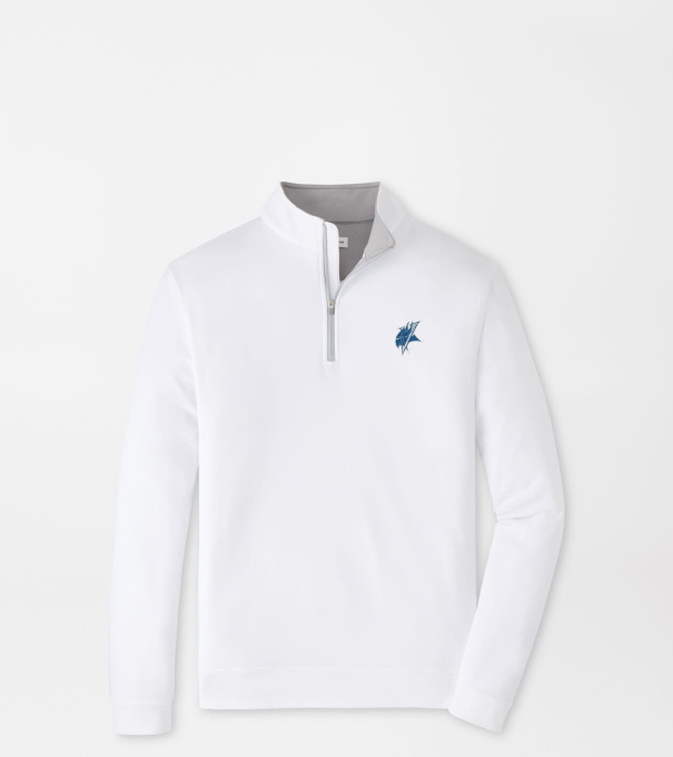 Elizabeth City Perth Performance Quarter-Zip in White