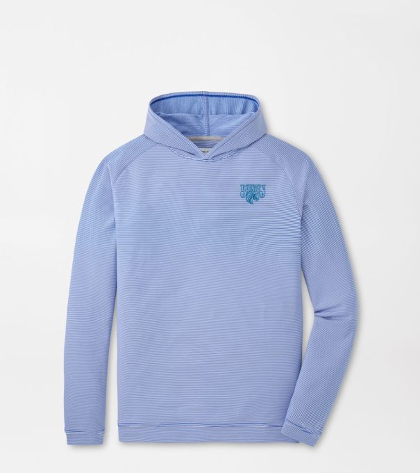 Fayettville State Pine Sugar Stripe Performance Hoodie in Blue3