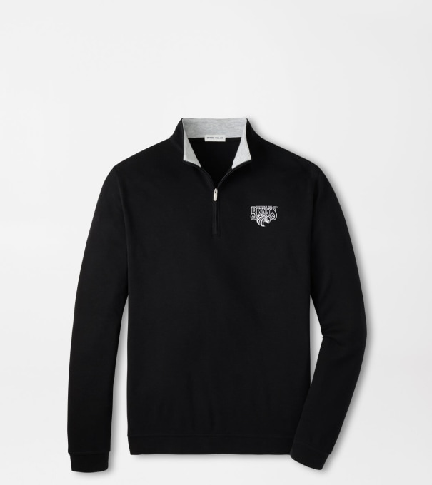 Fayettville State Crown Comfort Quarter-Zip Pullover in Black