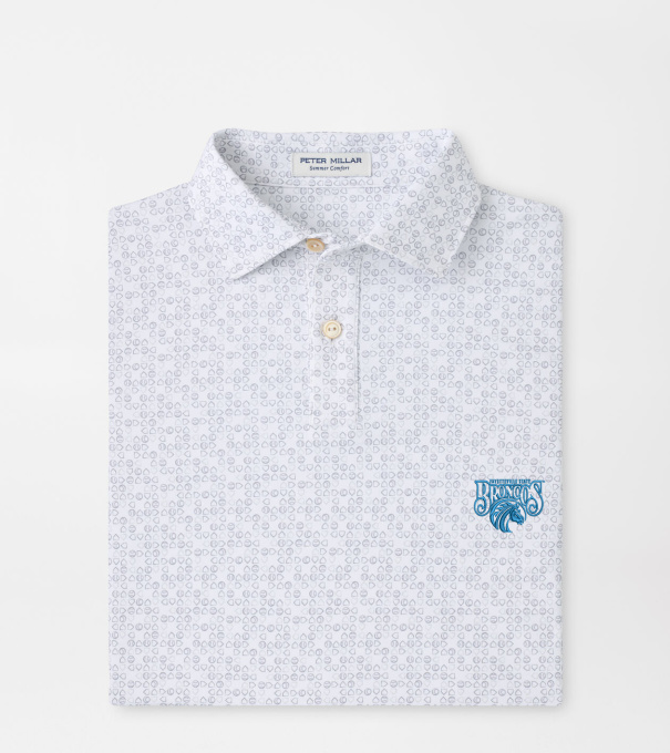 Fayettville State Bases Loaded Youth Performance Jersey Polo in White