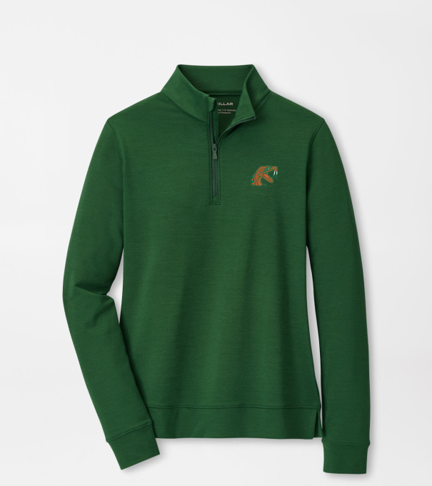 Florida A&M Women's Perth Performance Pullover in Green1
