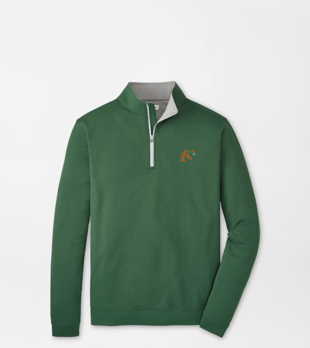 Florida A&M Perth Performance Quarter-Zip in Green1