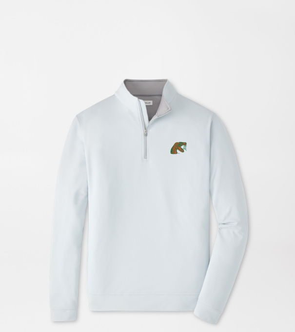 Florida A&M Perth Performance Quarter-Zip in British Grey