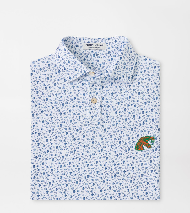 Florida A&M Kick Off Youth Performance Jersey Polo in Blue Frost