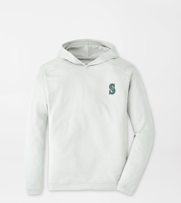 Seattle Mariners Pine Performance Hoodie in British Grey