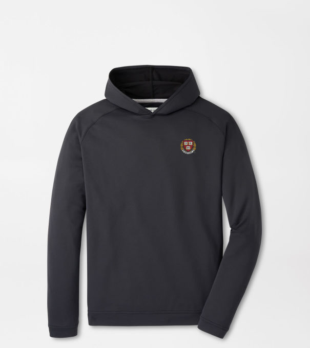 Harvard Pine Performance Hoodie in Black