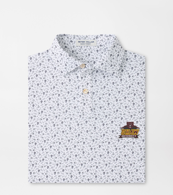 Shaw University Kick Off Youth Performance Jersey Polo in Gale Grey