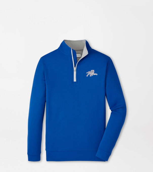 Jackson State Youth Perth Performance Quarter-Zip in Blue3
