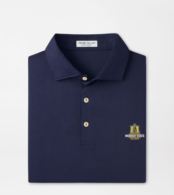 Murray State Hugo Performance Jersey Polo in Navy