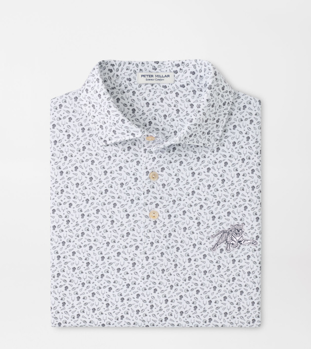 Jackson State Kick Off Performance Jersey Polo in Gale Grey