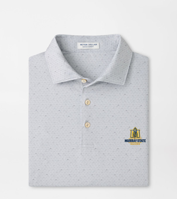 Murray State On The Ball Performance Jersey Polo in British Grey