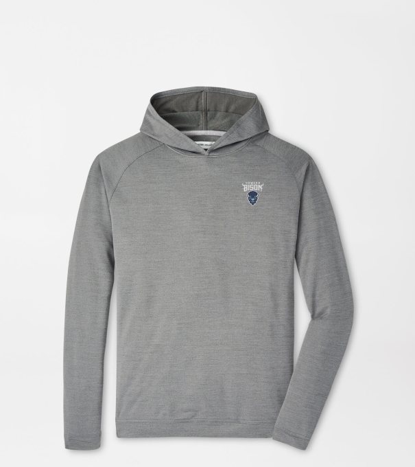 Howard University Pine Performance Hoodie in Iron