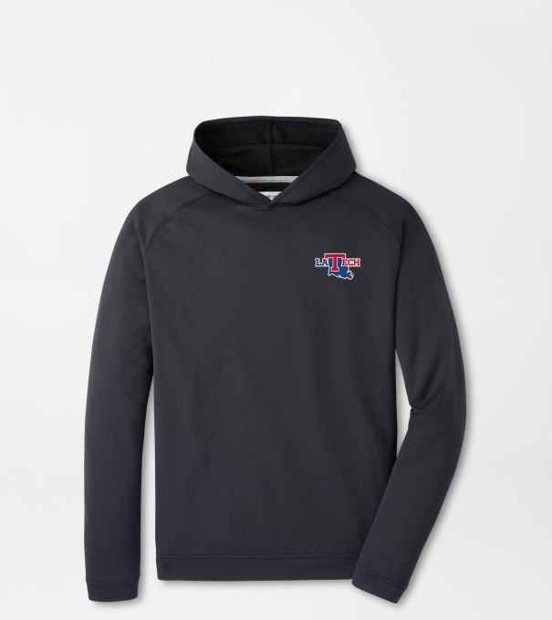 Louisiana Tech Pine Performance Hoodie in Black