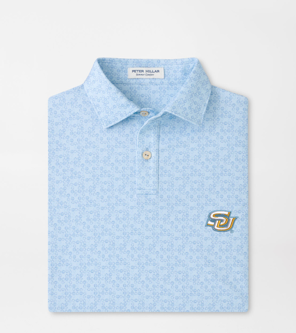 Southern University Bases Loaded Youth Performance Jersey Polo in PALE BLUE