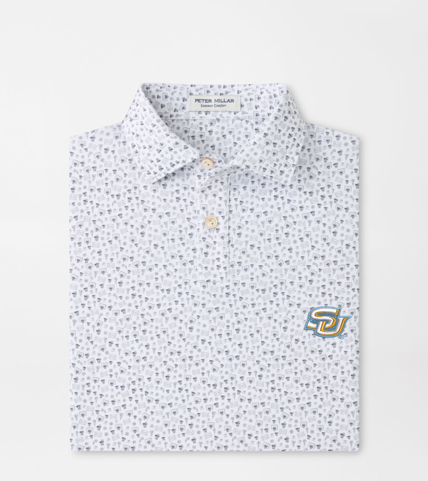 Southern University Buzzer Beater Youth Performance Jersey Polo in White