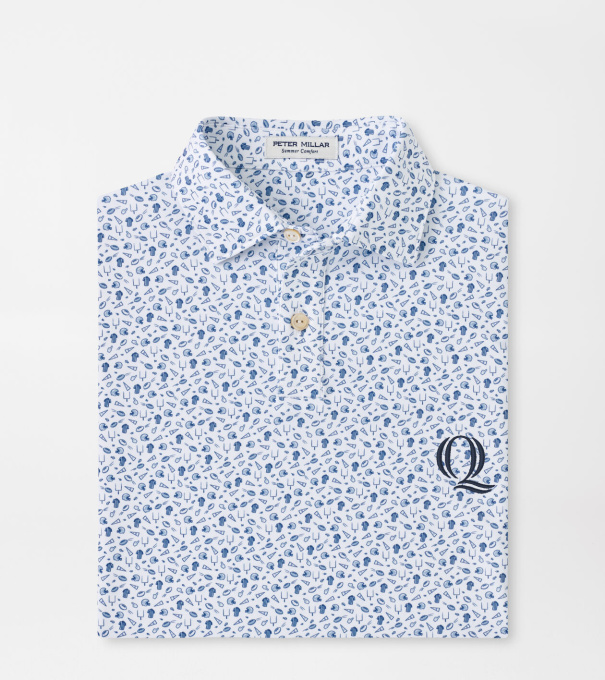 Quinnipiac Kick Off Youth Performance Jersey Polo in Blue Frost