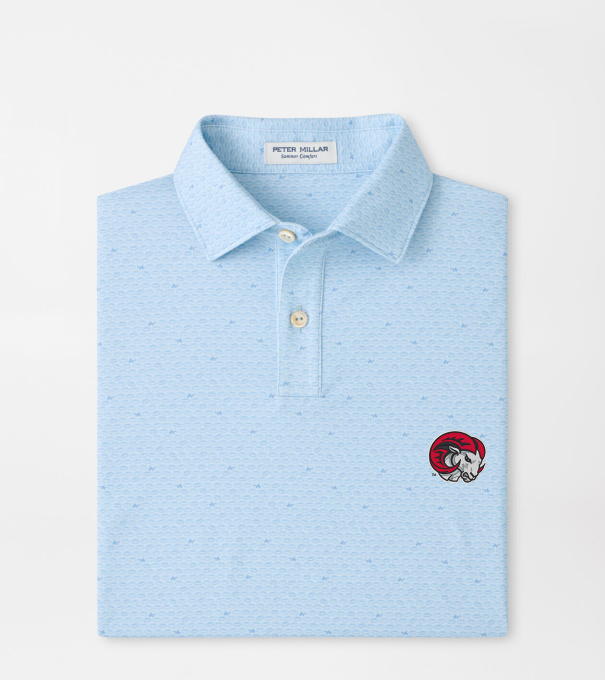 Winston Salem State On The Ball Youth Performance Jersey Polo in PALE BLUE