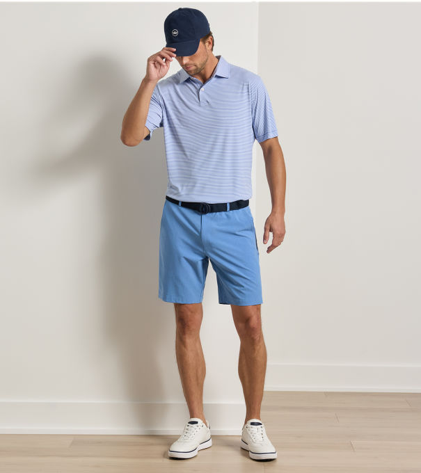 Featherweight Performance Short in HYPER BLUE