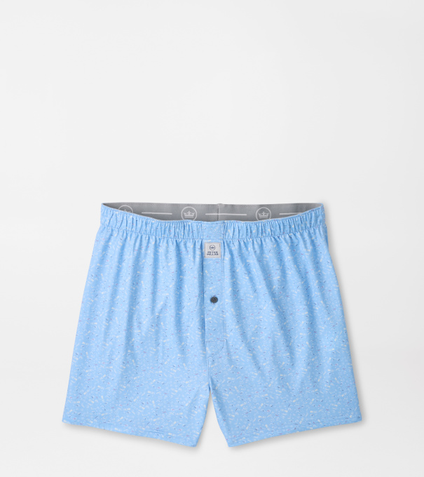 Track Record Performance Boxer Short in Cottage Blue
