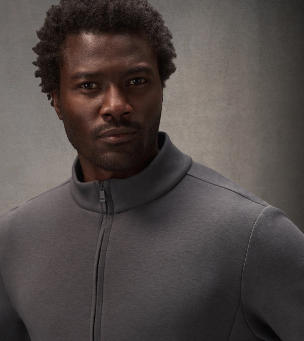 Pursuit Knit Full-Zip in CITYSCAPE