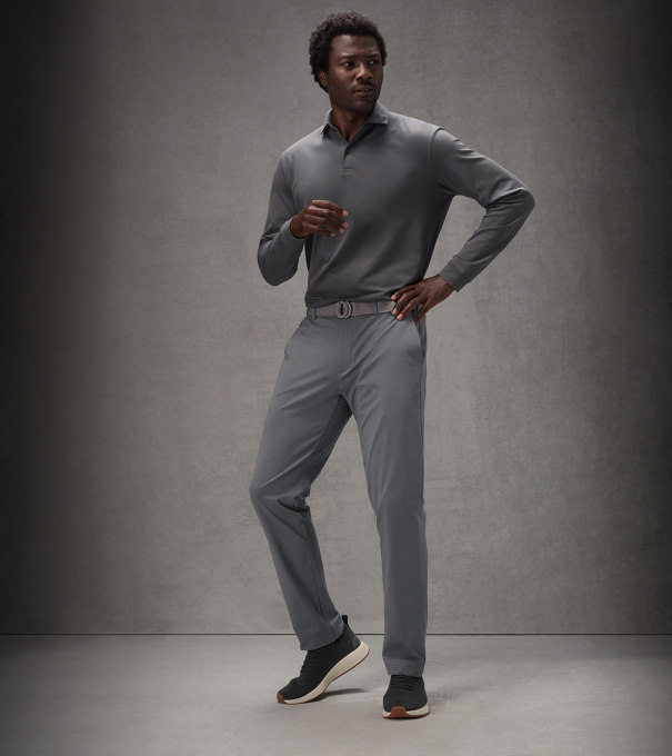 Pursuit Performance Flat-Front Trouser in CITYSCAPE