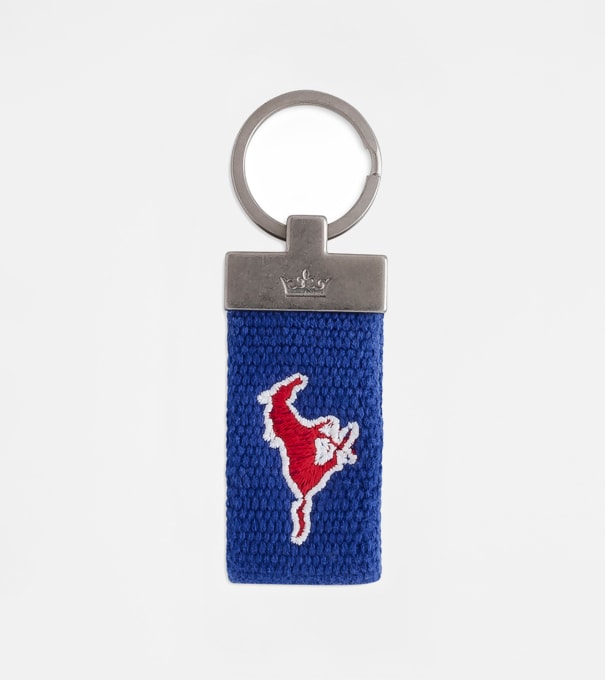 SMU Key Chain in Blue3