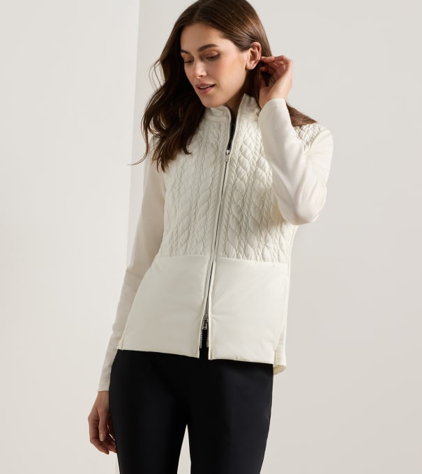 Merge Flex Hybrid Jacket in Ivory