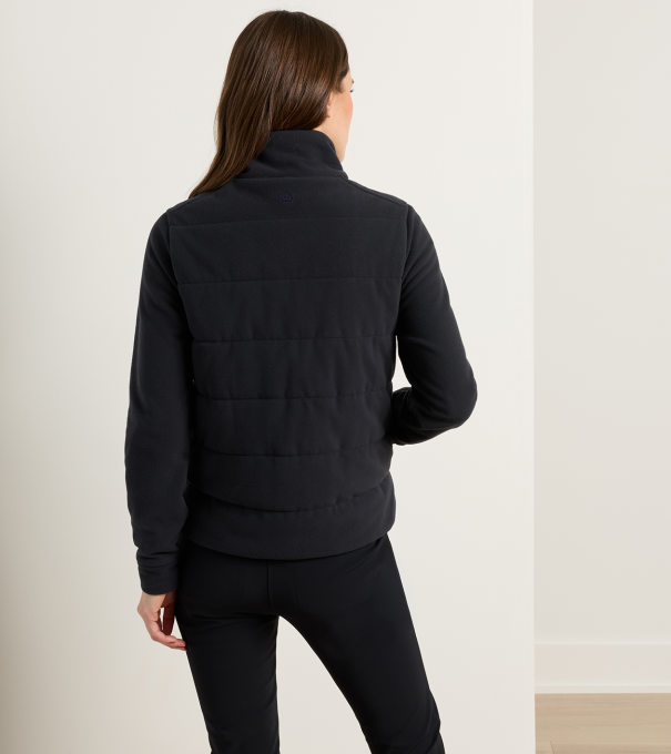 M&eacute;ribel Insulated Fleece Jacket in Black