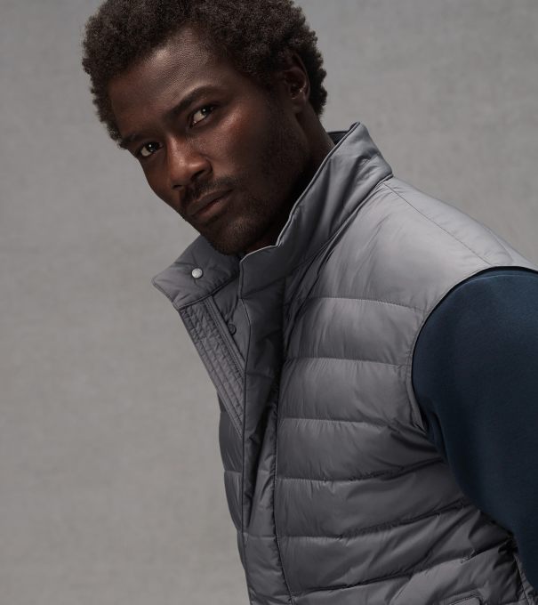 Pursuit Quilted Vest in CITYSCAPE