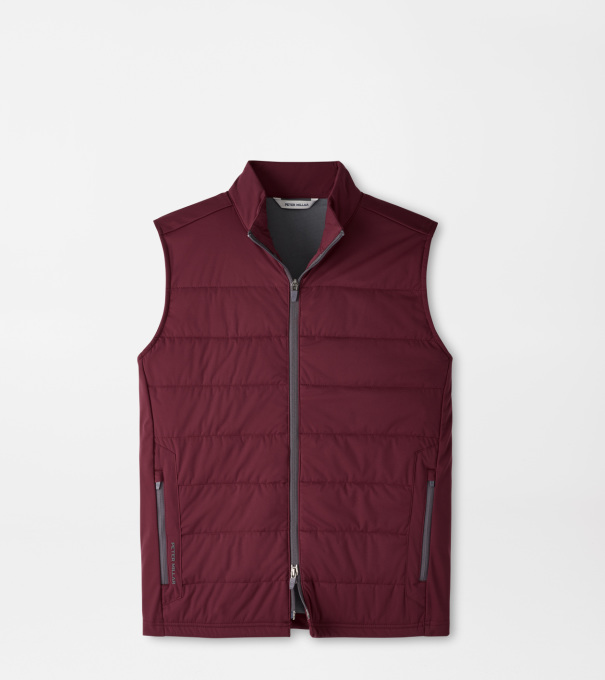 Fuse Hybrid Gilet in Bordeaux