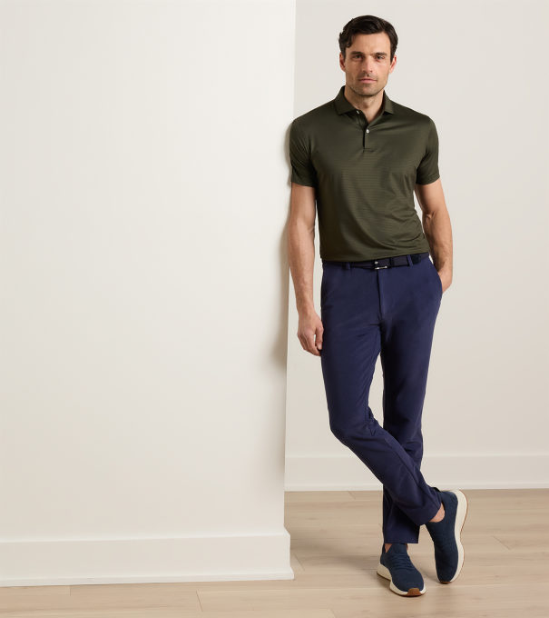 Bingham Corduroy Performance Trouser in Navy
