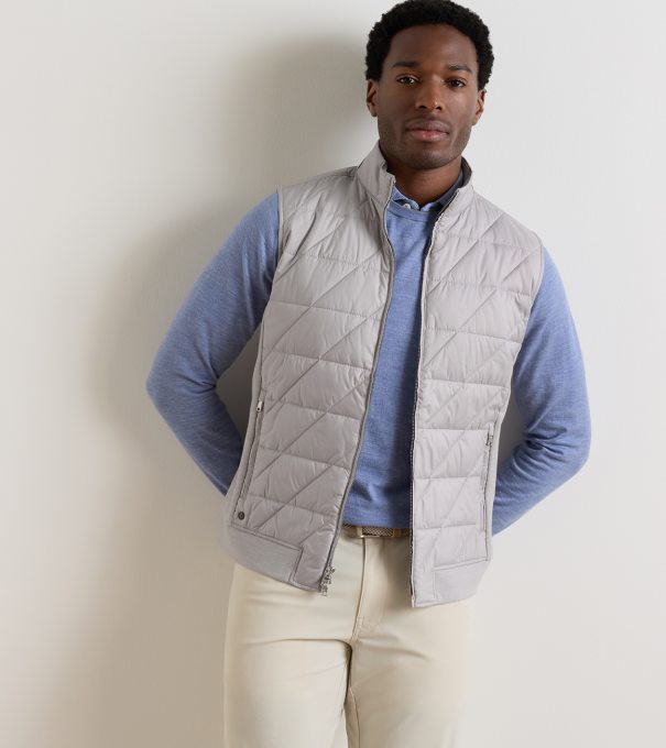 Walker Hybrid Vest in SILVER STRAND
