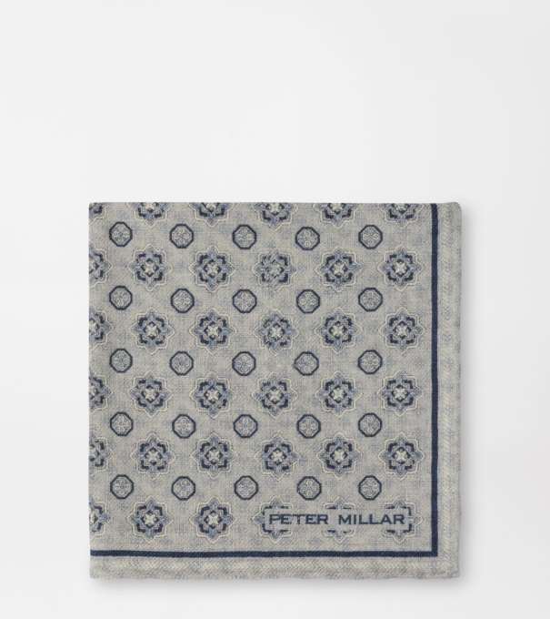 Romero Pocket Square in GREY MIST