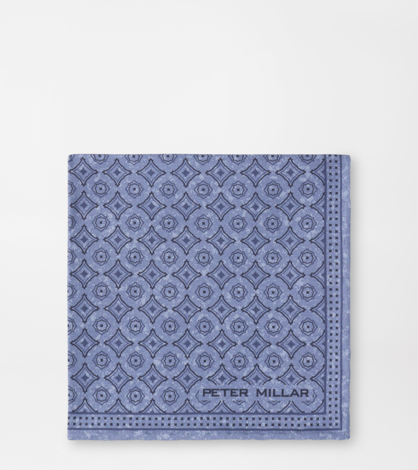 Caldara Pocket Square in WINDY BLUE