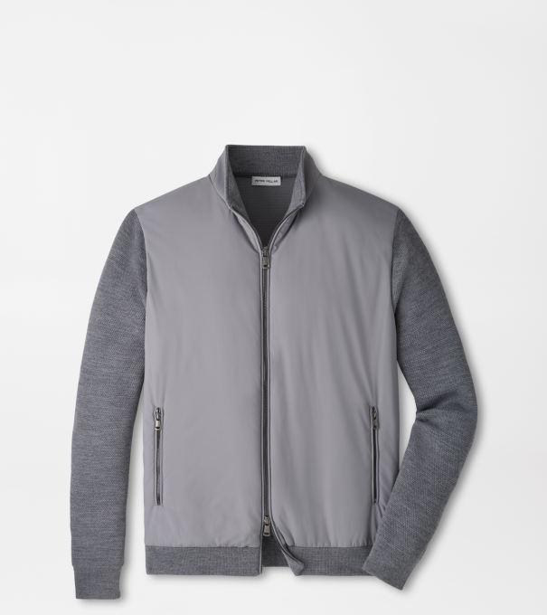 Solarspun Full Zip Sweater in OSLO GREY