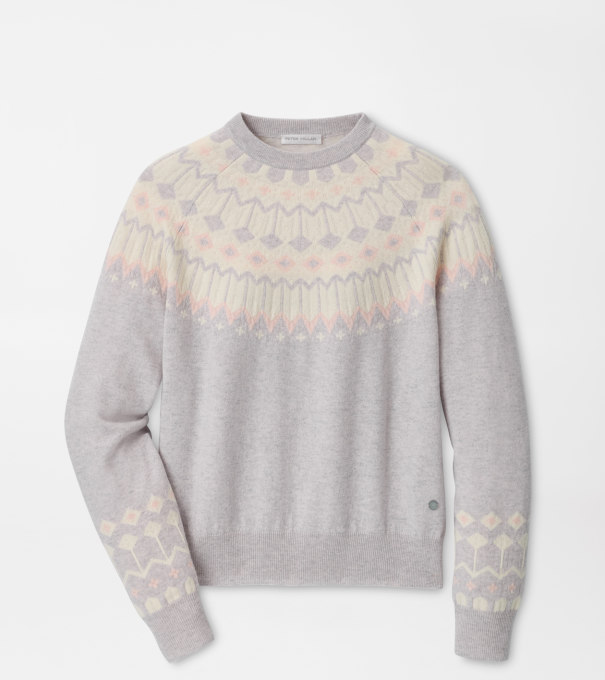 York Fair Isle Sweater in WHISPER GREY