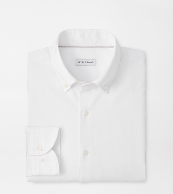 Americana Oxford Sport Shirt in White